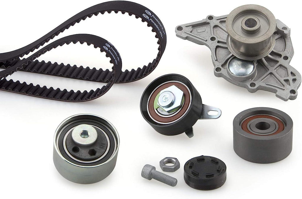 Gates KP15557XS-1 Water Pump with Gear Belt Set