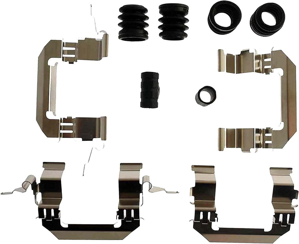 Gold 18K5953X Front Brake Caliper Hardware Kit with Clips, Boots, and Bushings