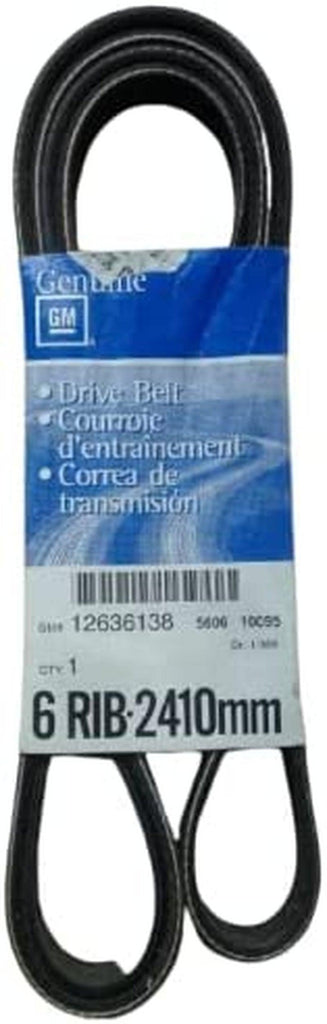 GM Original Equipment 12636138 V-Ribbed Serpentine Belt