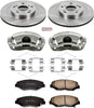 KCOE1043A Autospecialty 1-Click OE Replacement Brake Kit with Calipers