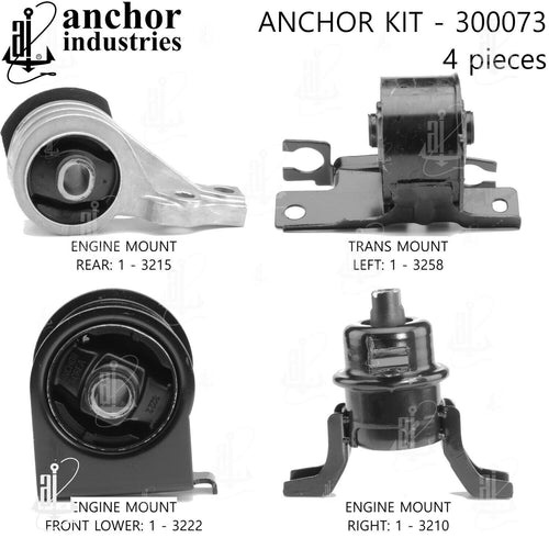 Anchor Engine Mount Kit for Escape, Tribute, Mariner 300073