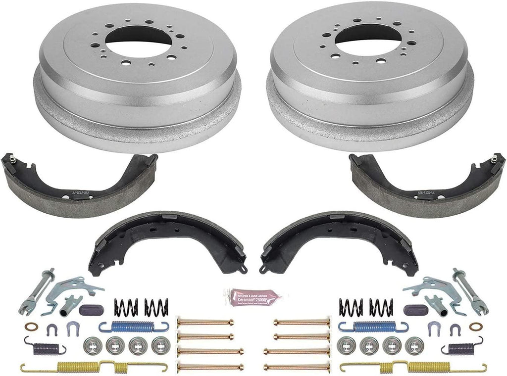 KOE15314DK Autospecialty Rear Replacement Brake Kit-Oe Brake Drums & Ceramic Brake Pads