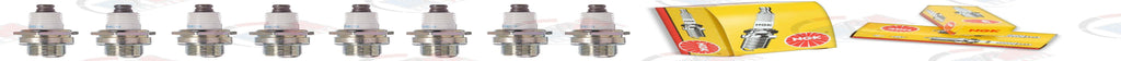 NGK BR9ES BLYB "STANDARD" Plug 1469 SOLID Spark Plugs (Set of 8)