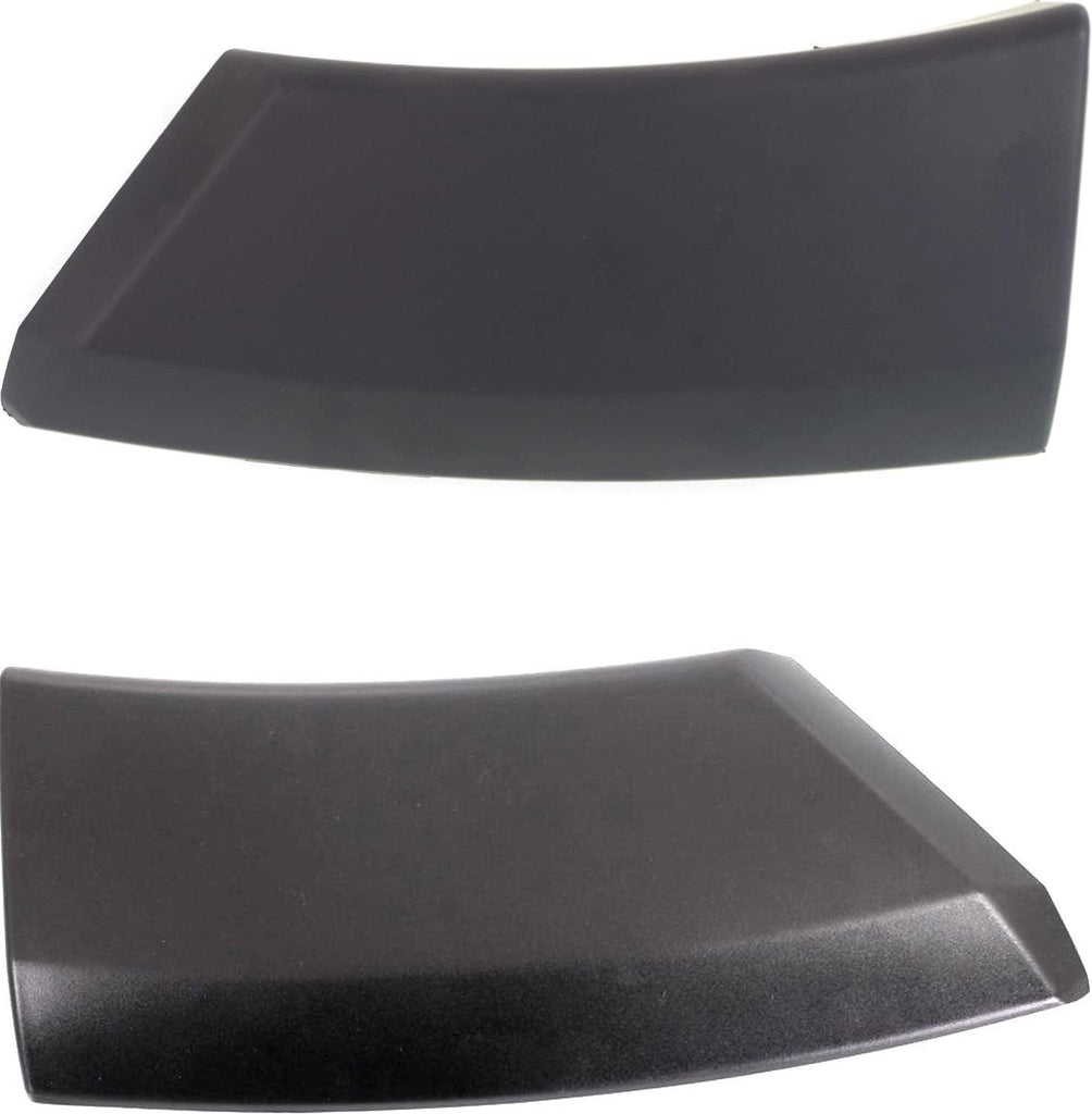 Fender Trim Set of 2 Compatible with 2007-2017 Ford Expedition Primed, Plastic Front, Driver and Passenger Side, Lower Section Partslink FO1291124, FO1290124