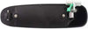Compatible with Chrysler Aspen Exterior Door Handle 2007 2008 2009 Passenger Side | Rear Smooth Black Bezel W/Chrome Lever | Trim: All Submodels | CH1521118 | 1EH601XRAA