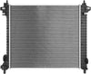 OEM-RA-13242 OE Style 1-Row Aluminum Core Radiator Compatible with 10-11 Cadillac SRX 2.8L,24-7/16" W X 21-3/4" H X 1-1/16" D,1-3/8" Inlet / 1-3/8" Outlet