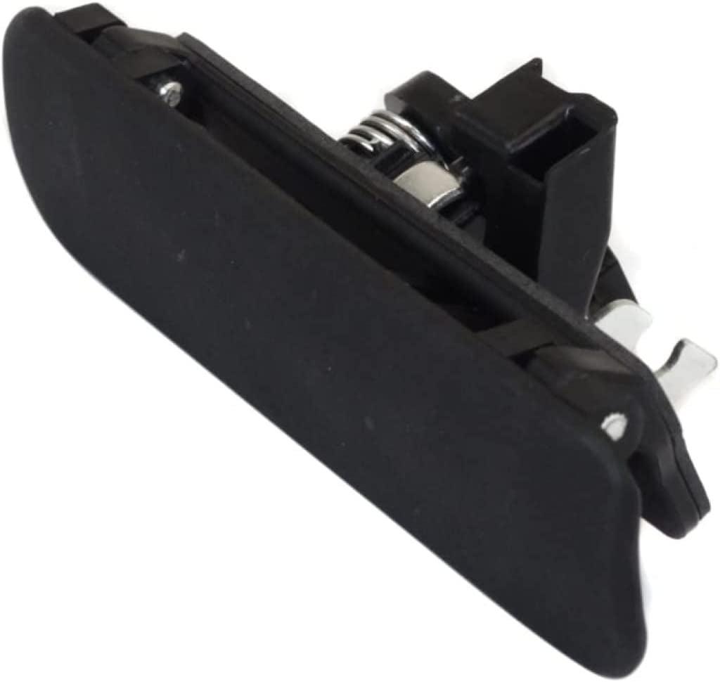 For Ford E-350 Econoline Club Wagon Exterior Door Handle Rear, Driver or Passenger Side - Side Hinged Door Textured Black (1992-2002) | Trim: All Submodels