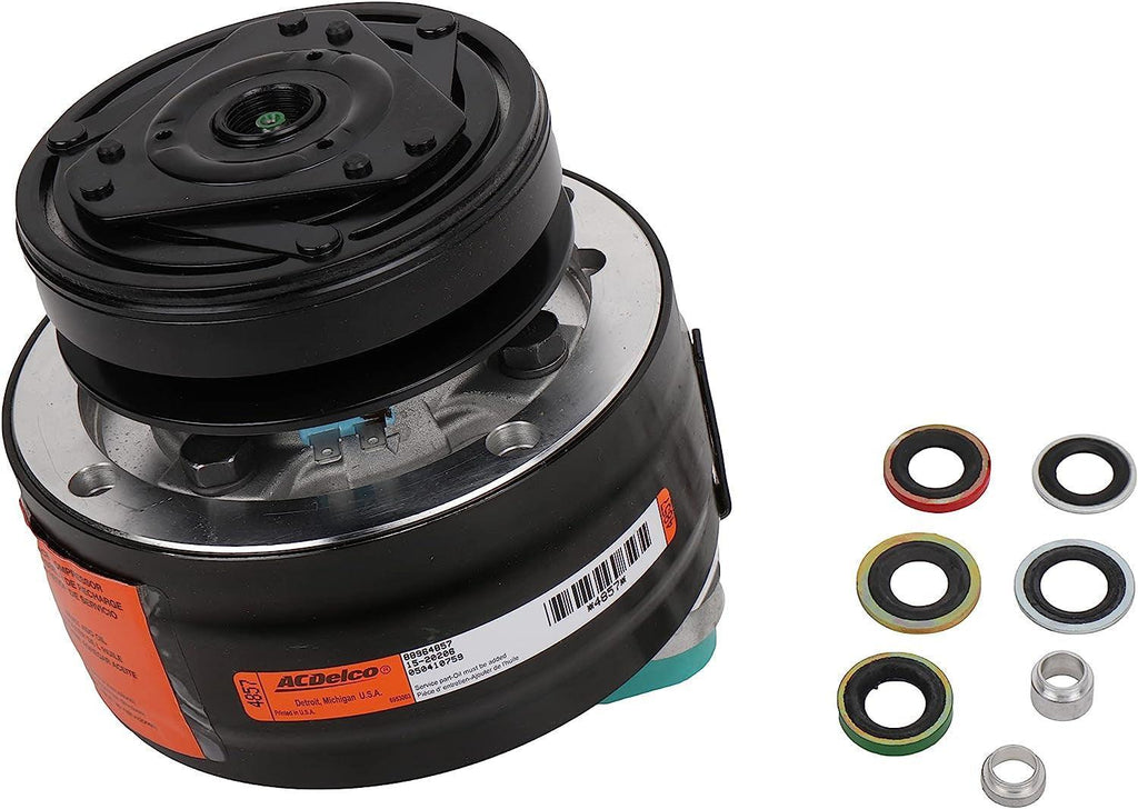GM Genuine Parts 15-20206 Air Conditioning Compressor and Clutch Assembly , Silver