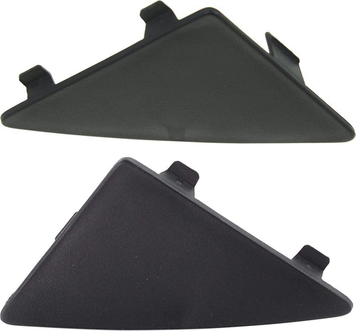 Front, Driver and Passenger Side Bumper Filler Set of 2 Compatible with 2014-2016 Mazda 3 & 2014-2016 3 Sport Side Access Hole Cover, Hatchback/Sedan