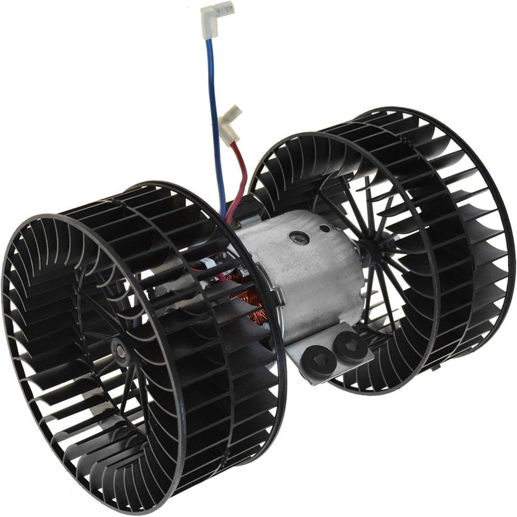 Heater Blower Motor & Dual Fan Cages Front Compatible with 95-01 BMW 740I 740Il 750Il