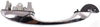 Compatible with Dodge Grand Caravan Exterior Door Handle 2008-2019 Driver or Passenger Side | Rear Side | Sliding Door Chrome | Trim:All Submodels | CH1513102 | 4589714AC