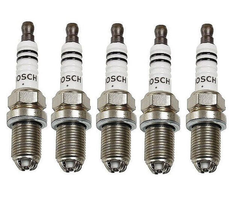 For Volvo 850 S60 S70 V70 Set of 5 Spark Plugs BOSCH 8642660