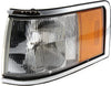 Corner Light for LINCOLN TOWN CAR 1990-1994 LH Lens and Housing