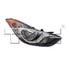 TYC Headlight Assembly for 11-13 Elantra 20-12551-00