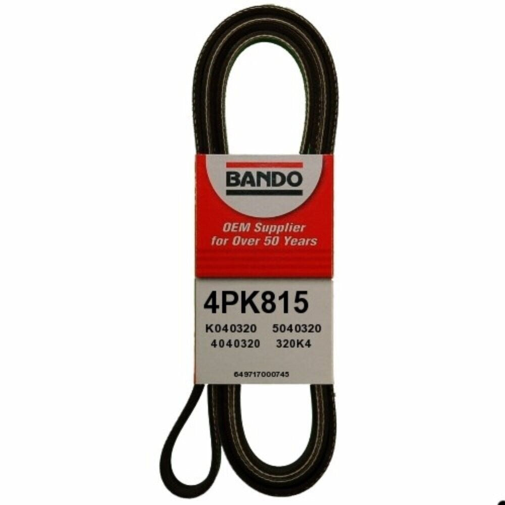 Accessory Drive Belt for Accent, Metro, Swift, Vitara, Tracker+More 4PK815