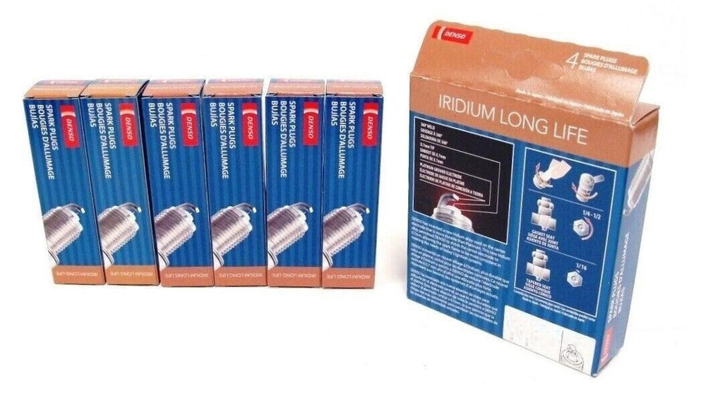 DENSO IRIDIUM LONG LIFE Spark Plugs FK20HBR8 3491 Set of 6