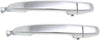 Aftermarket Rear Exterior Door Handle Compatible with 2004-2010 Toyota Sienna, Set of 2, Driver and Passenger Side, Chrome