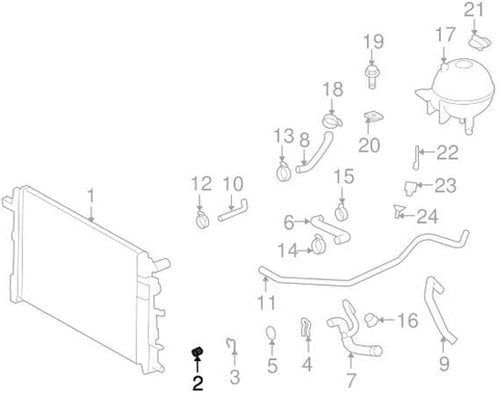 Dodge Sprinter Radiator Drain Plug