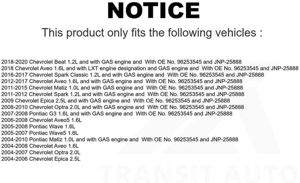 Mpulse Ignition Knock (Detonation) Sensor SEN-2KNC0015 for Chevrolet Aveo Pontiac Wave Aveo5 Wave5 Optra Epica