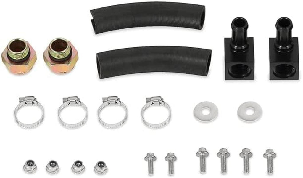 MMTC-DMAX-06SL Transmission Cooler Compatible with Chevrolet/Gmc Duramax 6.6 LBZ/LMM 2006-2010 Silver