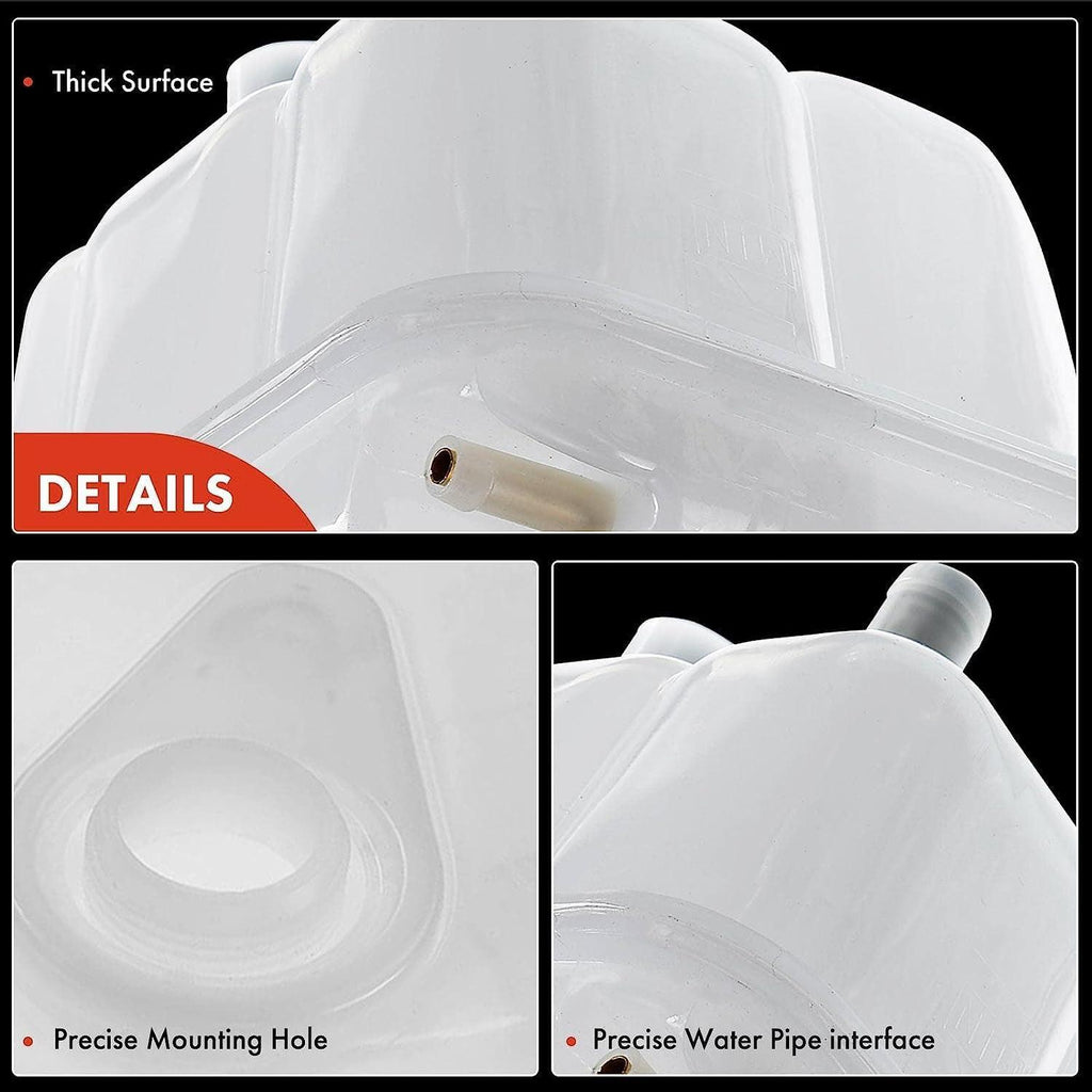 A-Premium Engine Coolant Overflow Recovery Reservoir Tank Compatible with Audi 100 Quattro 100 1992-1994, A6 Quattro A6 1995-1998, [2.8L] & S4 1992-1994, S6 1995, [2.2L], Replace# 4A0121403