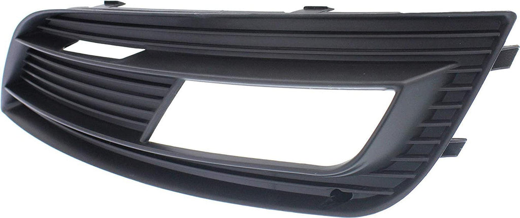 Front, Passenger Side Fog Light Trim Compatible with 2013-2016 Audi A4 and A4 Quattro Textured