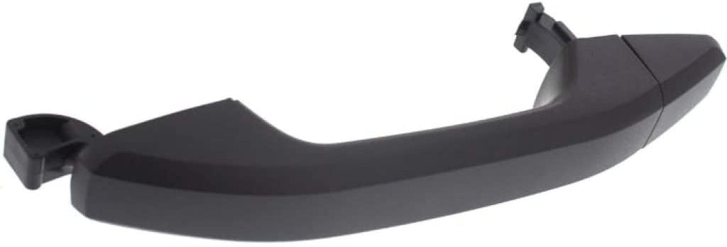 For Chevy Silverado 2500 HD Exterior Door Handle Front Passenger Side Black 2015-2018 | Trim:All Submodels
