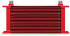 MMOC-19RD Universal 19 Row Oil Cooler, Red