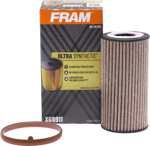 Ultra Synthetic Automotive Replacement Oil Filter, Designed for Synthetic Oil Changes Lasting up to 20K Miles, XG9911 (Pack of 1)