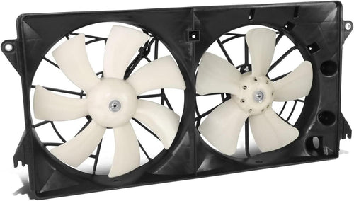 Factory Style Dual Radiator Fan Assembly Compatible with 00-05 Celica / MR2 Spyder,Oem-Rf-0977