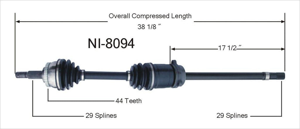 NI-8094 CV Axle Shaft