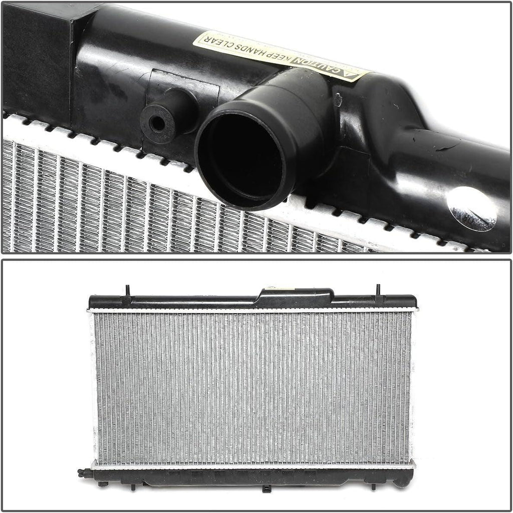 OEM-RA-2450 OE Style Direct Fit Radiator Compatible with 02-03 Impreza WRX AT, 27-3/16" W X 13-3/8" H X 5/8" D; 1-5/8" Inlet, 1-9/16" Outlet