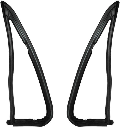 Front Vent Glass Window Weatherstrip Seals Set Pair Compatible with Chevy GMC Pickup Truck