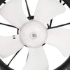 OEM-RF-0175 Factory Style Radiator Cooling Fan Assembly Cooling Efficiency Improved Direct Replacement [Compatible with 2003-2007 Accord Fits Left Position V6 Models],Black