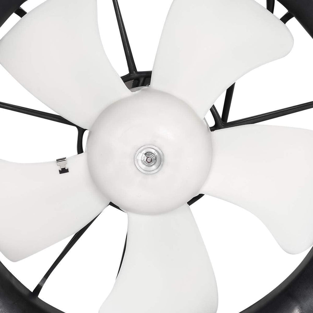 OEM-RF-0175 Factory Style Radiator Cooling Fan Assembly Cooling Efficiency Improved Direct Replacement [Compatible with 2003-2007 Accord Fits Left Position V6 Models],Black