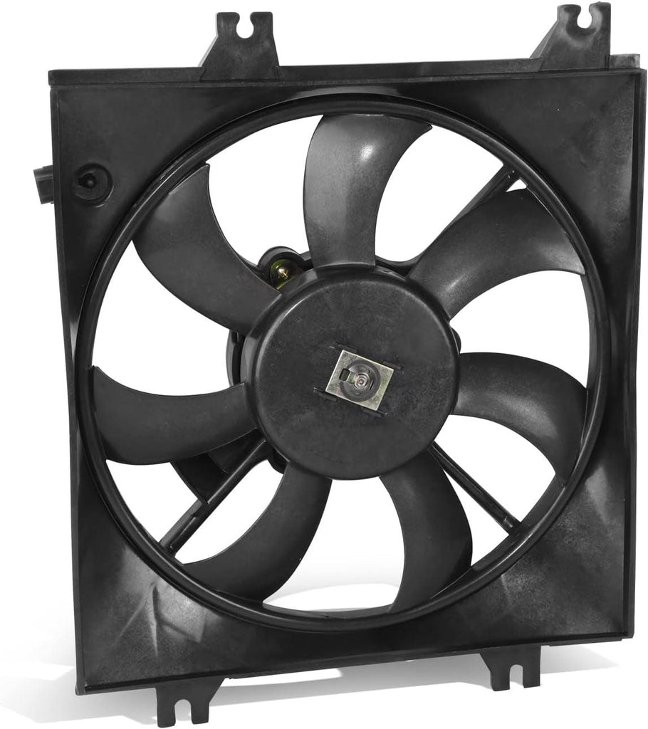 OEM-RF-1093 Factory Style A/C Condenser Fan Assembly Compatible with 2000-2005 Accent At