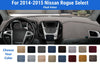 Dashboard Dash Mat Cover for 2014-2015 Nissan Rogue Select (Plush Velour)