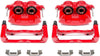 Front S4692 Pair of High-Temp Red Powder Coated Calipers