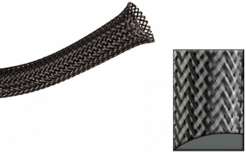 Keep It Clean KICWFACB0025L200 Wire Loom, 1/4" Tube, 200' Length, Carbon