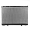 DNA Motoring  Factory Style Aluminum Radiator Compatible with 03-04 Infiniti M45 / 02-06 Q45 AT, 27-1/16" W X 17-11/16" H X 5/8" D, 1-3/8" Inlet, 1-3/8" Outlet