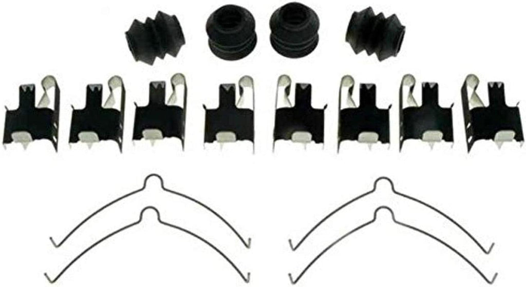 Gold 18K2000A Front Disc Brake Caliper Hardware Kit with Clips, Springs, and Seals