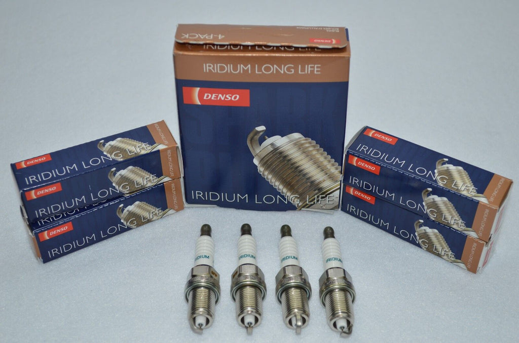 4 Honda Civic DX EX LX 1.8L R18A1 DENSO Longlife Iridium Sparkplugs SKJ20DR-M11S