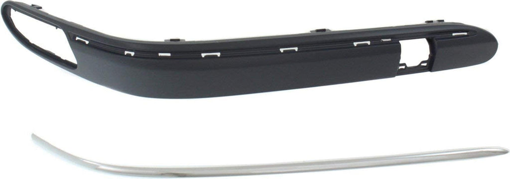 Front, Driver and Passenger Side Bumper Trim Compatible with 2001-2005 Mercedes Benz C240, 2001-2005 C320, 2002-2004 C32 AMG and 2003-2007 C230 Primed - MB1059104, MB1058104