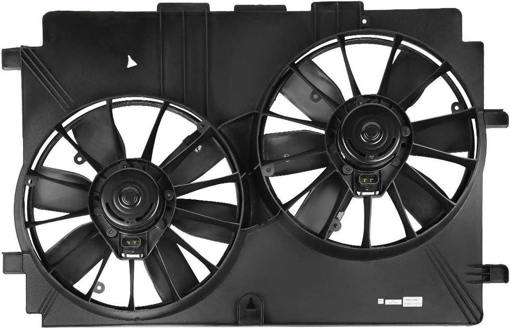 OEM-RF-0130 Factory Style Radiator Cooling Fan Assembly Cooling Efficiency Improved Direct Replacement [Compatible with 1998-2002 Camaro / 1998-2002 Firebird 3.8L]