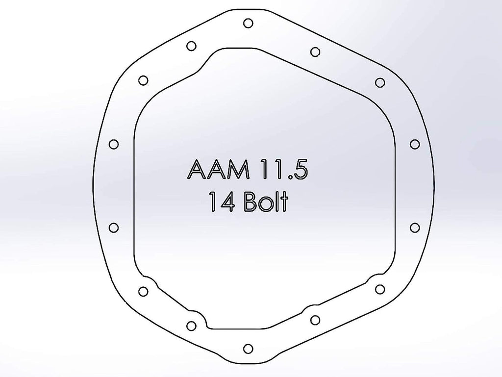 46-70390 Street Series Rear Differential Cover Raw W/Machined Fins