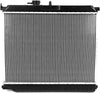 OEM-RA-2707 1-Row OE Style Aluminum Cooling Radiator Compatible with 06-08 Isuzu I-280 I-290, 04-12 Colorado/Canyon AT, 23-1/8" W X 18" H X 7/8" D, 1-5/16" Inlet, 1-9/16" Outlet