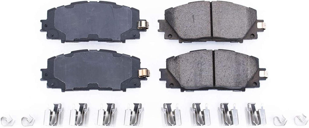 17-1184A, Z17 Front Ceramic Brake Pads with Hardware
