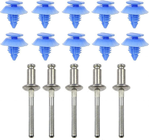 For Ford Taurus 1996-2007 Door Panel Trim Retainer Kit | Nylon and Steel | Replacement for 15218059 | 22621946