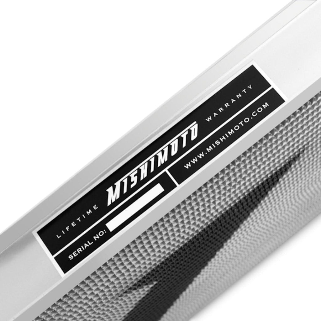 MMRAD-MUS-94BA Bracketed Aluminum Radiator Compatible with Ford Mustang Automatic 1994-1995 Silver