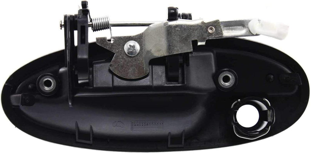 Front Exterior Door Handle Set of 4 Compatible with 1997-1999 Buick Riviera, Fits 1997-1999 Oldsmobile Aurora Smooth Black Driver and Passenger Side